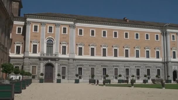 Turiner Panoramablick Auf Den Königlichen Garten Und Den Brunnen Hochwertiges — Stockvideo