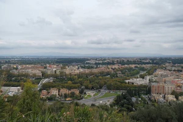 Panorama Roma Partir Janículo Foto Alta Qualidade — Fotografia de Stock