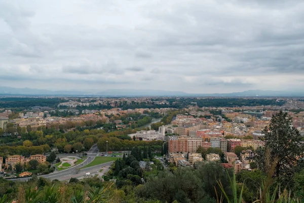 Panorama Roma Partir Janículo Foto Alta Qualidade — Fotografia de Stock