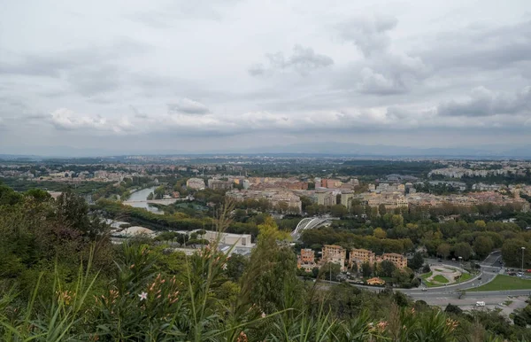 Панорама Рима Яникулума Высокое Качество Фото — стоковое фото