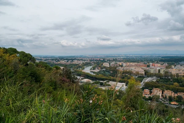 Панорама Рима Яникулума Высокое Качество Фото — стоковое фото