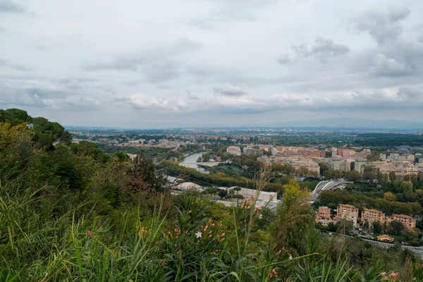Панорама Рима Яникулума Высокое Качество Фото — стоковое фото