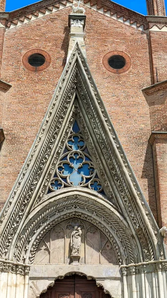 Chieri Torino Chiesa Cittadina Giornata Sole Foto Alta Qualità — Foto Stock