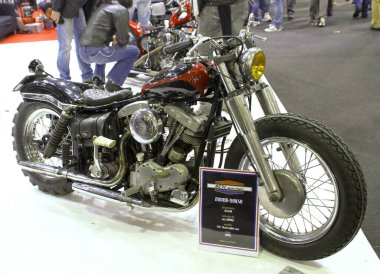 Verona, İtalya - 2018 MBE Verona Bisiklet Fuarı Bisiklet Fuarı ve Özel Araba Fuarı - özel boyalı bisiklet. Yüksek kalite fotoğraf