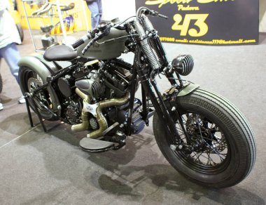 Verona, İtalya - 2018 MBE Verona Bisiklet Fuarı Bisiklet Fuarı ve Özel Araba Fuarı - özel boyalı bisiklet. Yüksek kalite fotoğraf