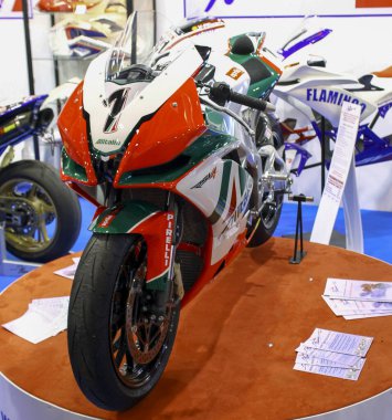 Verona, İtalya - 2018 0112: MBE Verona Bisiklet Fuarı Bisiklet Fuarı ve Özel Araba Fuarı Yüksek kalite fotoğraf