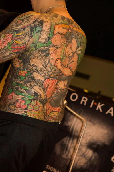 Milano Italia 2019 Milano Tattoo Convention Imágenes Gratuitas Del Espectáculo —  Fotos de Stock