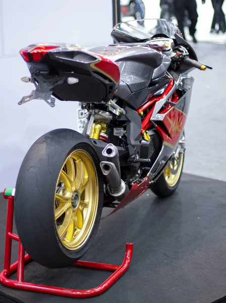 Milano Olaszország 2021 Eicma Milano Bike Expo Agusta Kiváló Minőségű — Stock Fotó