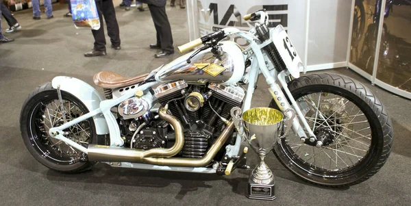 Verona, İtalya - 2018 MBE Verona Bisiklet Fuarı Bisiklet Fuarı ve Özel Araba Fuarı - özel boyalı bisiklet. Yüksek kalite fotoğraf