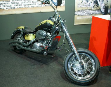 Verona, İtalya - 2018 MBE Verona Bisiklet Fuarı Bisiklet Fuarı ve Özel Araba Fuarı - özel boyalı bisiklet. Yüksek kalite fotoğraf