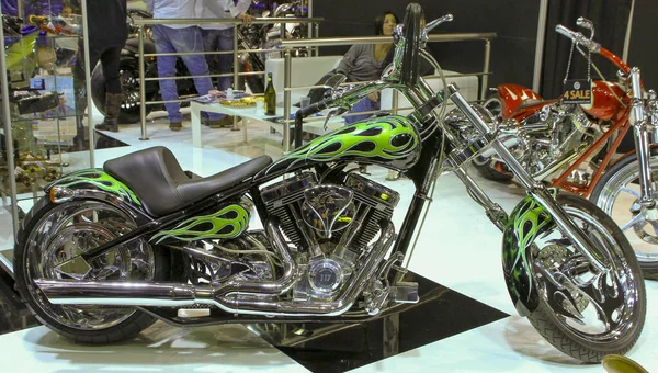 Verona, İtalya - 2018 MBE Verona Bisiklet Fuarı Bisiklet Fuarı ve Özel Araba Fuarı - özel boyalı bisiklet. Yüksek kalite fotoğraf