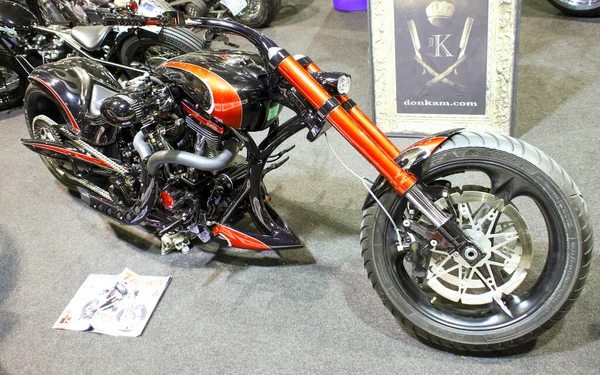 Verona, İtalya - 2018 MBE Verona Bisiklet Fuarı Bisiklet Fuarı ve Özel Araba Fuarı - özel boyalı bisiklet. Yüksek kalite fotoğraf