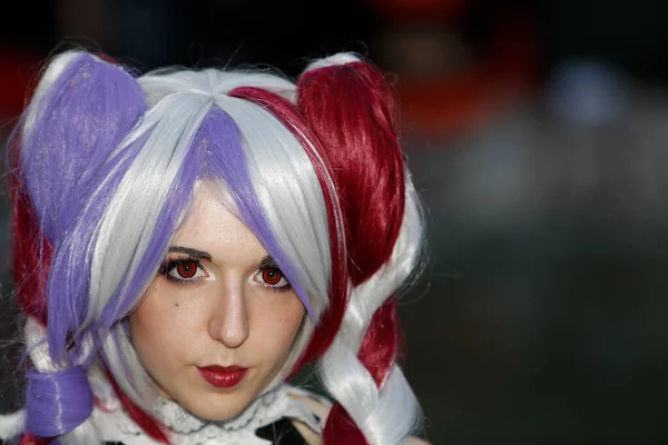 Lucca Itália 2018 Lucca Comics Evento Cosplay Gratuito Torno Menina — Fotografia de Stock