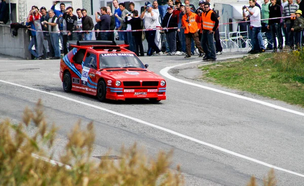 Reggio Emilia Itália 2016 Rally Reggio Apennines Evento Gratuito Lancia — Fotografia de Stock