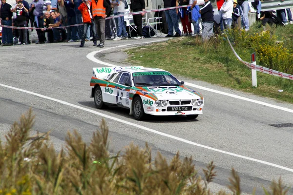 Reggio Emilia Itália 2016 Rally Reggio Apennines Evento Gratuito Lancia — Fotografia de Stock