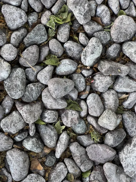 road surface made of river stones. High quality photo