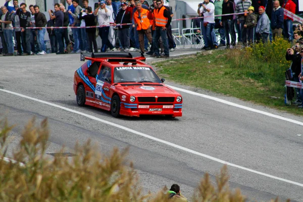 Reggio Emilia Італія 2016 Rally Reggio Apennines Free Event Lancia — стокове фото