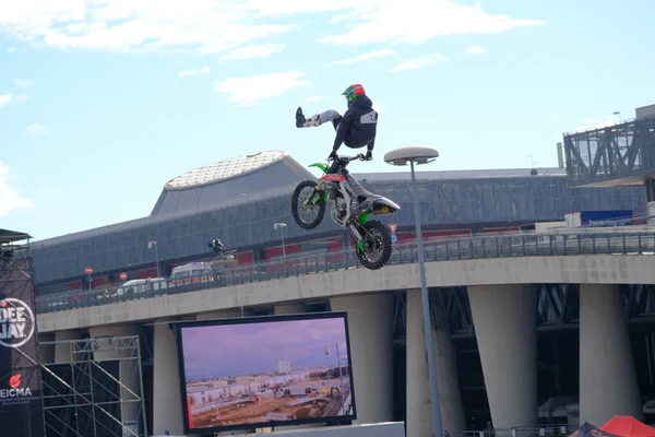 Μιλάνο Ιταλία 2021 Eicma Milano Bike Expo Free Style Motocross — Φωτογραφία Αρχείου