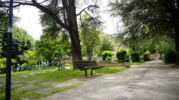 Parque Centro Histórico Medieval Del Municipio Marsciano Perugia Foto Alta —  Fotos de Stock