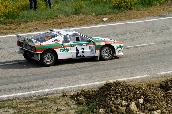 Reggio Emilia Olaszország 2016 Rally Reggio Apennines Free Event Lancia — Stock Fotó