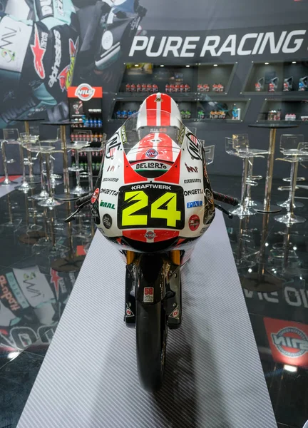 Mediolan Włochy 2021 Eicma Milano Bike Expo Sic Squadra Corse — Zdjęcie stockowe