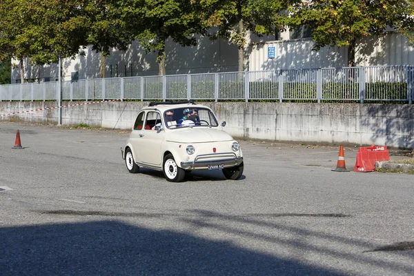 Bibbiano Reggio Emilia Itália 2015 Rali Livre Carros Antigos Praça — Fotografia de Stock