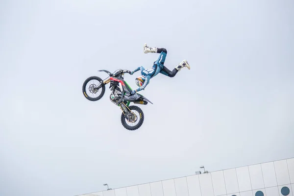 Milano Italië 2021 Eicma Milano Bike Expo Free Style Motorcross — Stockfoto