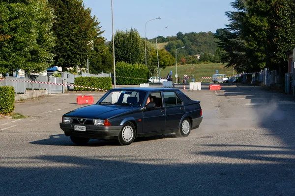 Bibbiano Reggio Emilia Ιταλία 2015 Δωρεάν Συγκέντρωση Παλαιών Αυτοκινήτων Στην — Φωτογραφία Αρχείου