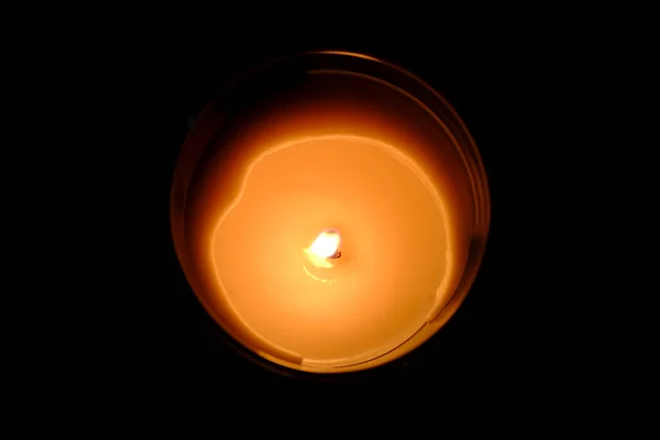 Candle Flame Warm Light High Quality Photo — 图库照片
