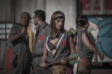 San Felice Sul Panaro, Modena Italy -09 30 2018 : Sepulchrum 2018 Gangs of Bronx , free photo event about gangs and teams. High quality photo