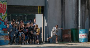 San Felice Sul Panaro, Modena Italy -09 30 2018 : Sepulchrum 2018 Gangs of Bronx , free photo event about gangs and teams. High quality photo