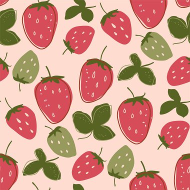 Yaz meyvesi karikatürü kusursuz desen