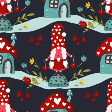 Sevimli cüce kusursuz desen