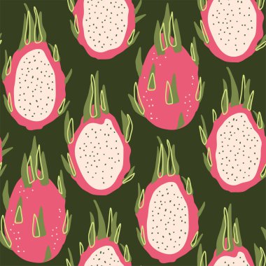 Yaz meyvesi karikatürü kusursuz desen