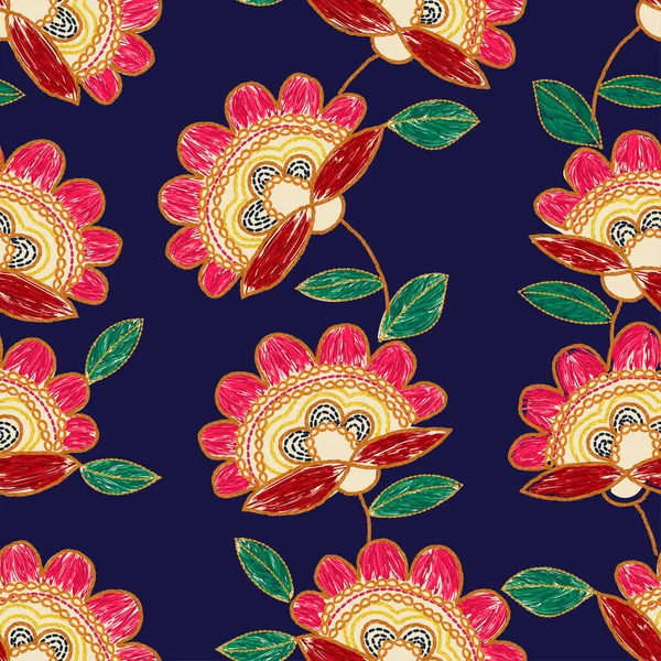 Ukrayna çiçekli nakış.