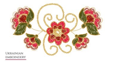 Ukrayna nakışı süsleme. 