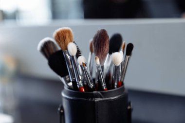 Makyaj için kemik seti.