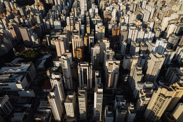 Vista aérea da cidade de São Paulo, Brasil — Fotografia de Stock