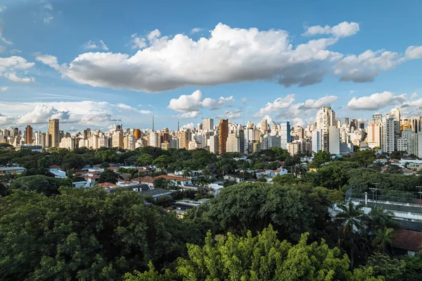 Vista aérea da cidade de São Paulo, Brasil — Fotografia de Stock