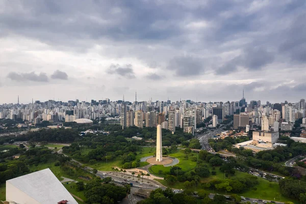 Vista aérea da cidade de São Paulo, Brasil — Fotografia de Stock