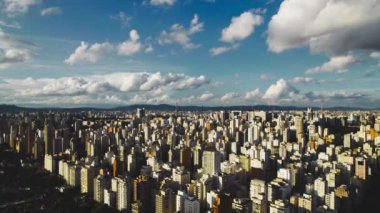 Büyük şehir. Üst görünüm.