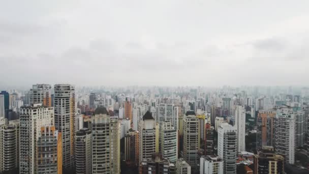 Gran ciudad. Vista superior. — Vídeo de stock