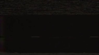 VHS TV Gürültü Görüntüsü, siyah ve beyaz, gerçek analog vintage sinyal ile kötü parazit, statik ses arkaplan, hazır. Yüksek kalite 4k görüntü