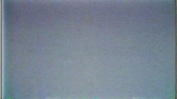 ホワイトノイズ ヴィンテージのビデオカメラの効果 高品質4K映像 — ストック動画