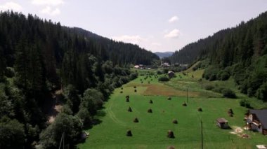 Samanlıkların havadan görünüşü