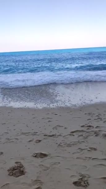 Spiaggia di porto katsiki a Lefkada isola di Grecia — Video Stock