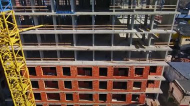 İnşaat alanının havadan görüntüsü