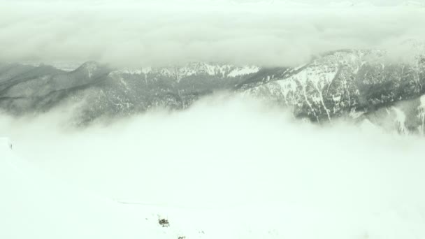 Vista Del Paisaje Las Montañas Tatra Eslovaquia — Vídeos de Stock