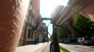 ön bisiklet tekerleği görünümü