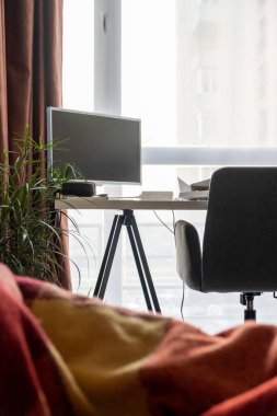 home office table freelance concept